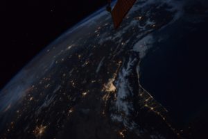 Space Satellite photo, northern Iran